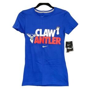 NWT Nike Slim Fit Scoop Neck Texas Rangers Tee Shirt